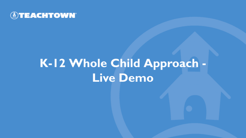 K-12 Whole Child Approach Overview